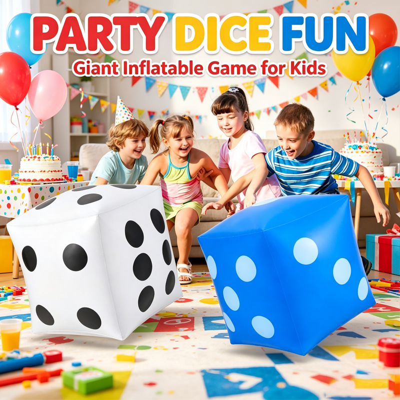 Party Games Gamecube - Dev PVC Şişme Zar Oyunu Oyuncağı