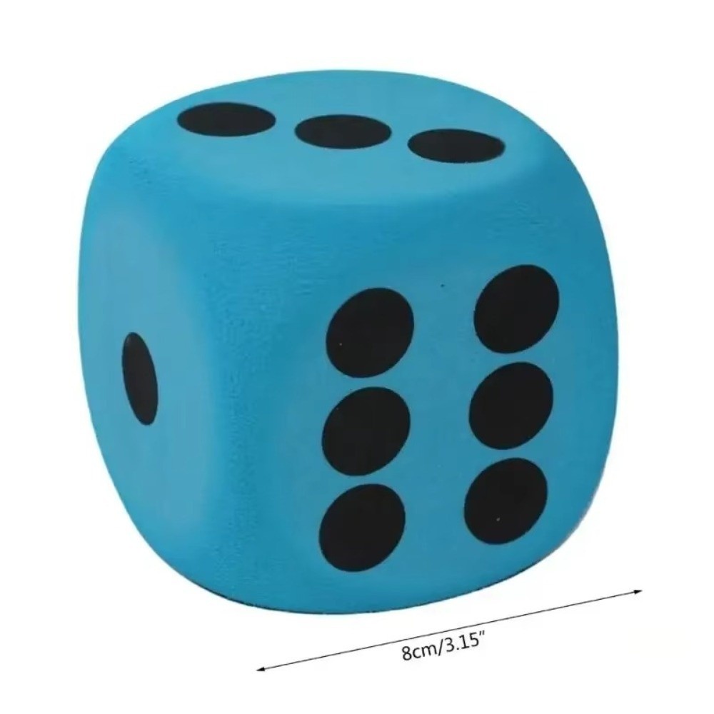 Party Games Gamecube - 1 Adet 60/80mm Noktalı Zarlar, Büyük