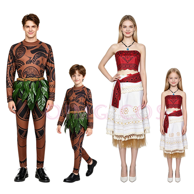 Party Games Kit - Moana Maui ‌ i Cosplay Kostüm