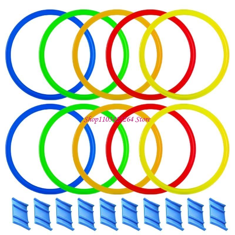 Party Games Physical - Kapalı Alanda Atlama Çemberleri Seti Aile