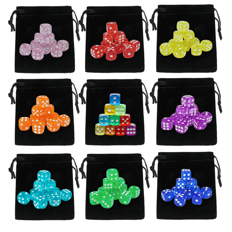 Party Games Gamecube - 10 adet Dices İpli Zar Çantası