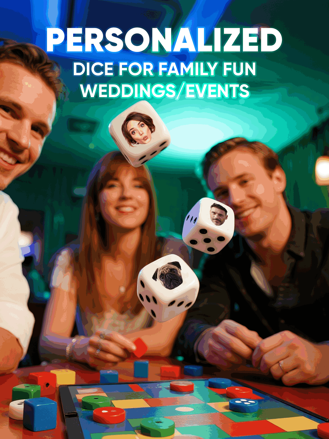 Kişiye Özel Yüz Zarları Komik  - Party Games Couple incelemesi ve fiyatı