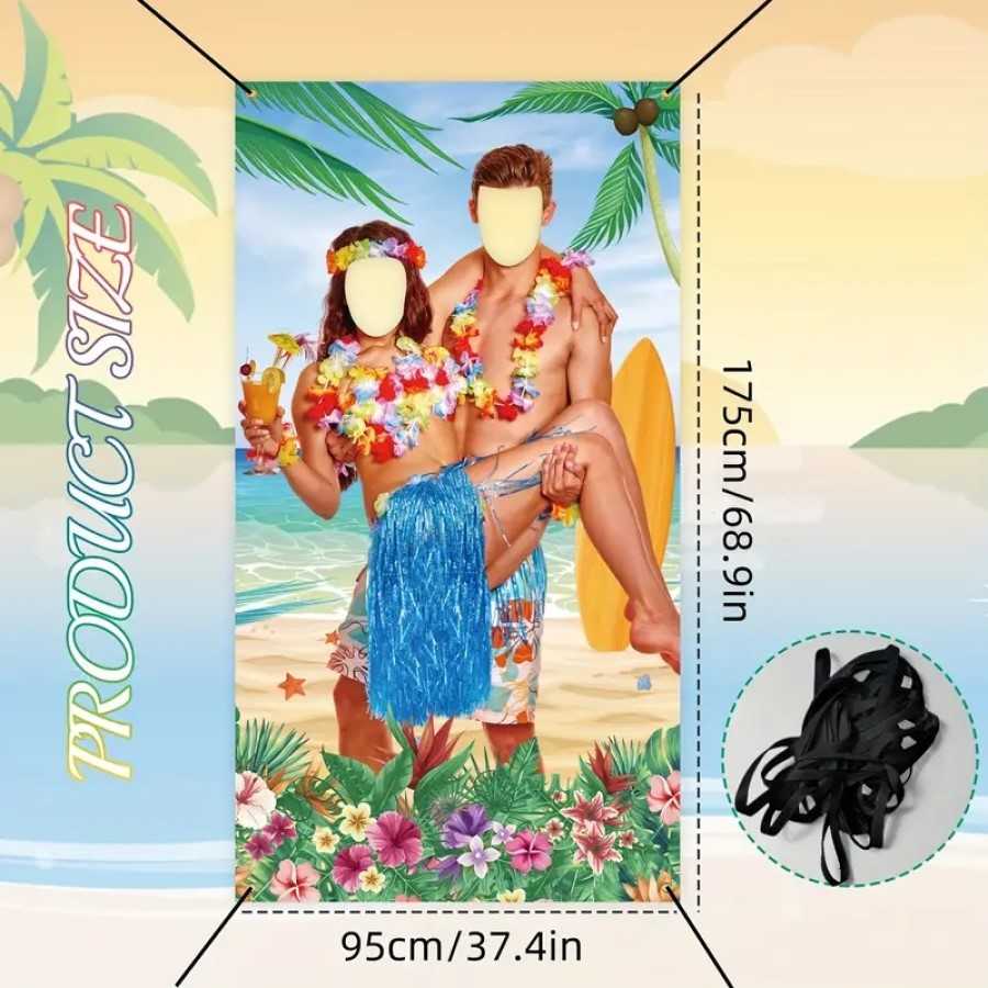 1 adet, Hawaii Luau Çift Fotoğ - Party Games Couple incelemesi ve fiyatı