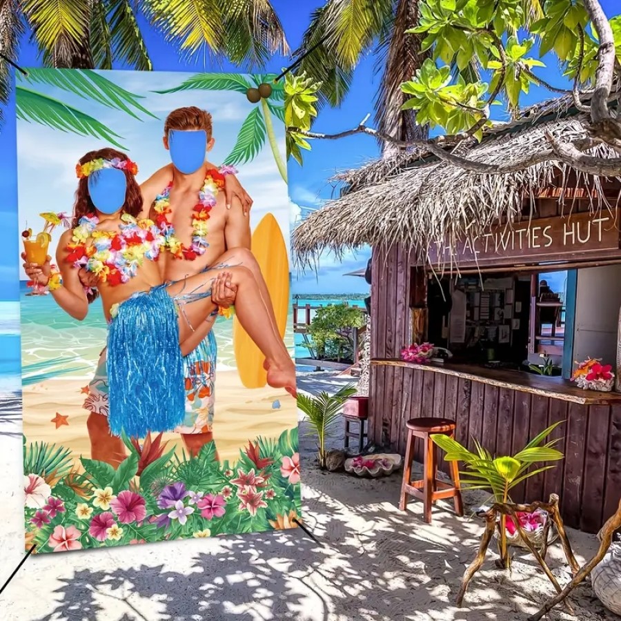 1 adet, Hawaii Luau Çift Fotoğ - Party Games Couple incelemesi ve fiyatı