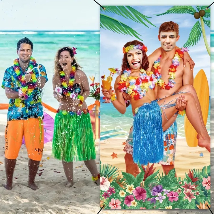 1 adet, Hawaii Luau Çift Fotoğ - Party Games Couple incelemesi ve fiyatı