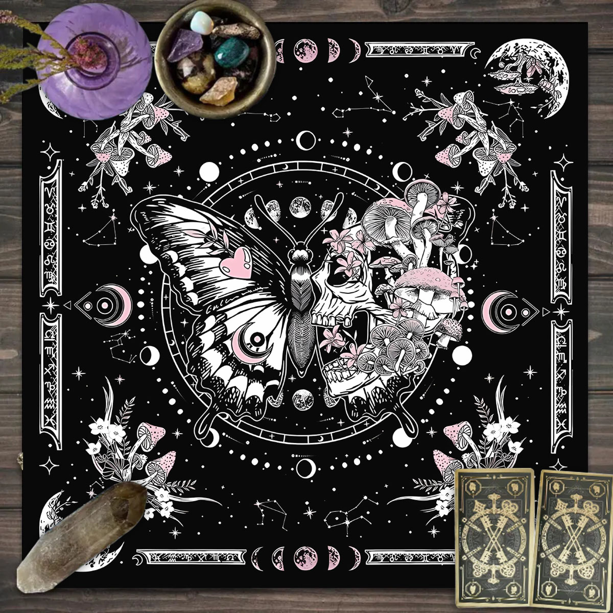 1 adet Tarot kartı masa örtüsü - Party Games Mystery incelemesi ve fiyatı