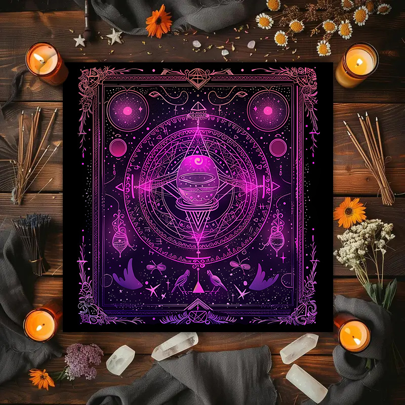 1 adet tarot kartı masa örtüsü - Party Games Mystery incelemesi ve fiyatı