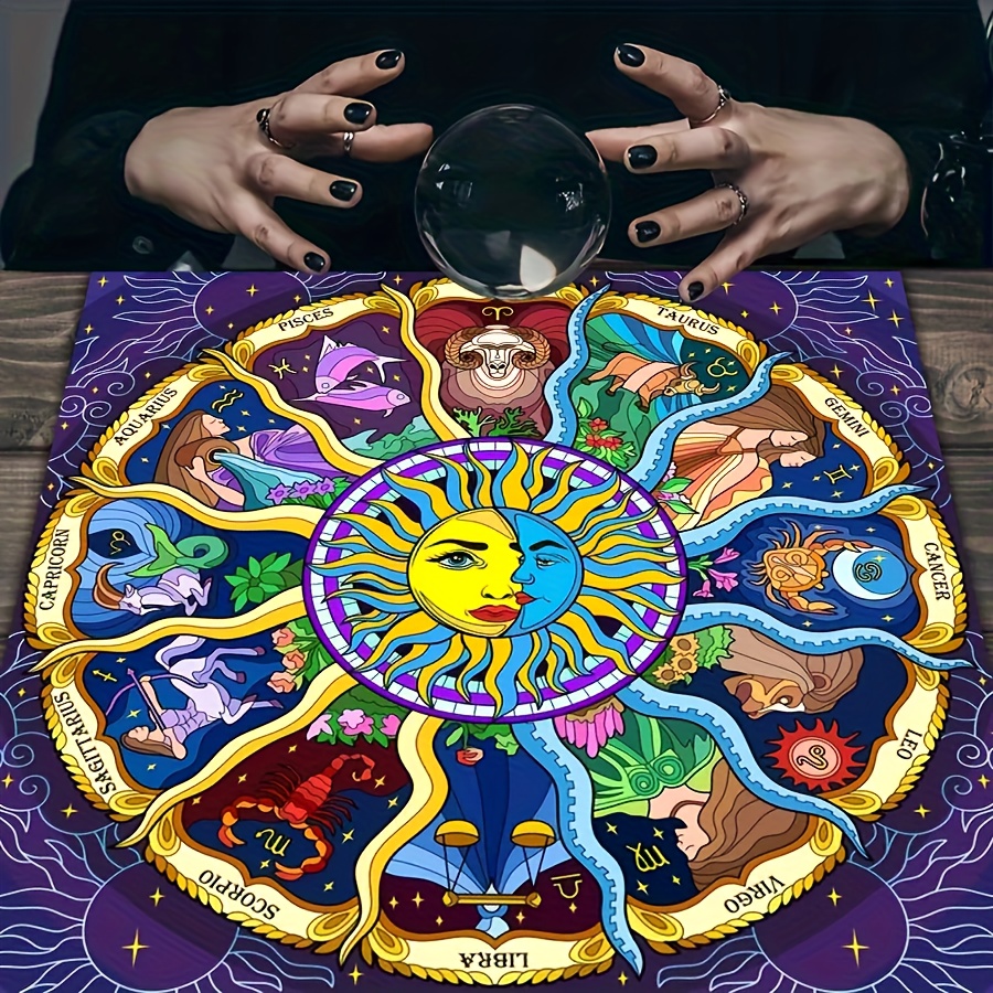 1 adet tarot kartı masa örtüsü - Party Games Mystery incelemesi ve fiyatı