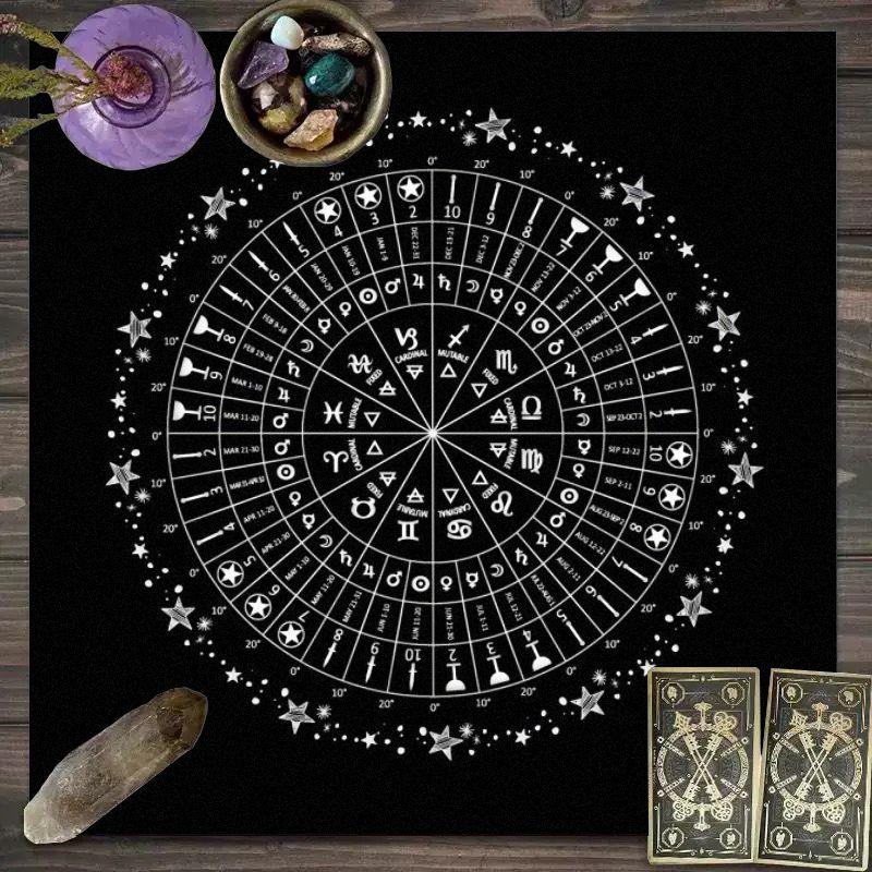 1 adet tarot kartı masa örtüsü - Party Games Mystery incelemesi ve fiyatı