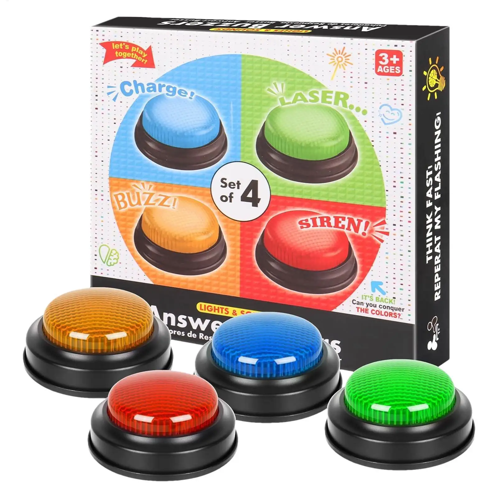Oyun Zil Sesi 4 Parçalı Hızlı  - Party Games Gender Reveal incelemesi ve fiyatı