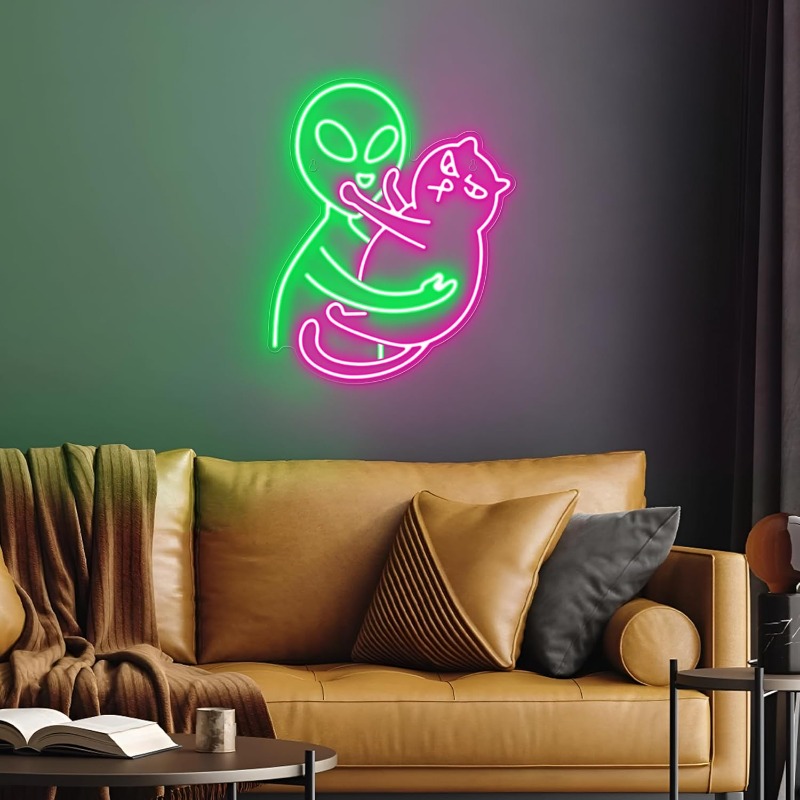 Uzaylı Kedi Neon Tabelası, Yeş - Party Games Best incelemesi ve fiyatı