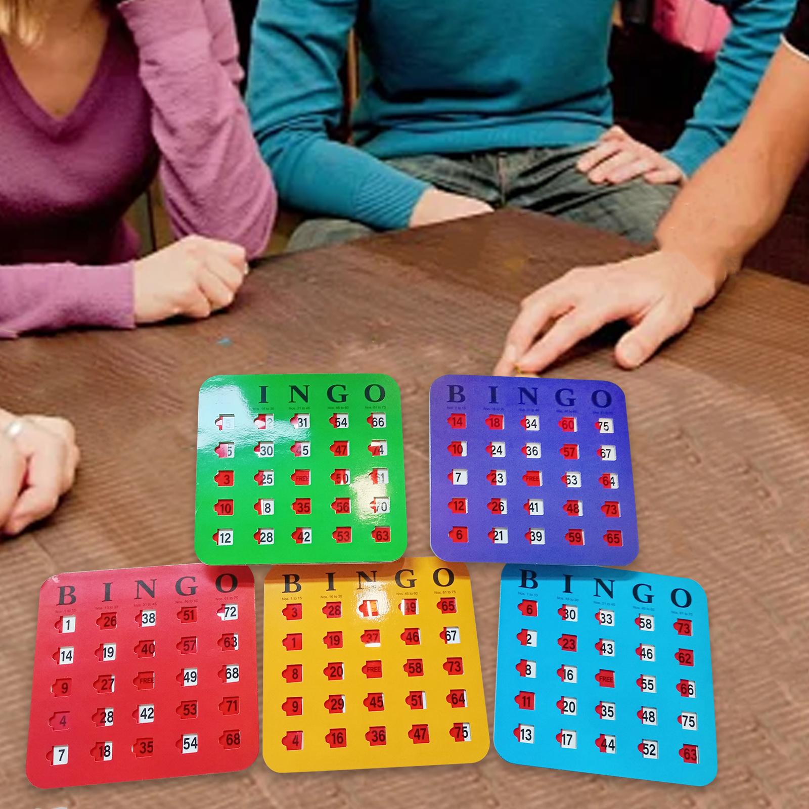 5 Parça Büyük Baskı Bingo Kart - Party Games For Large Groups incelemesi ve fiyatı
