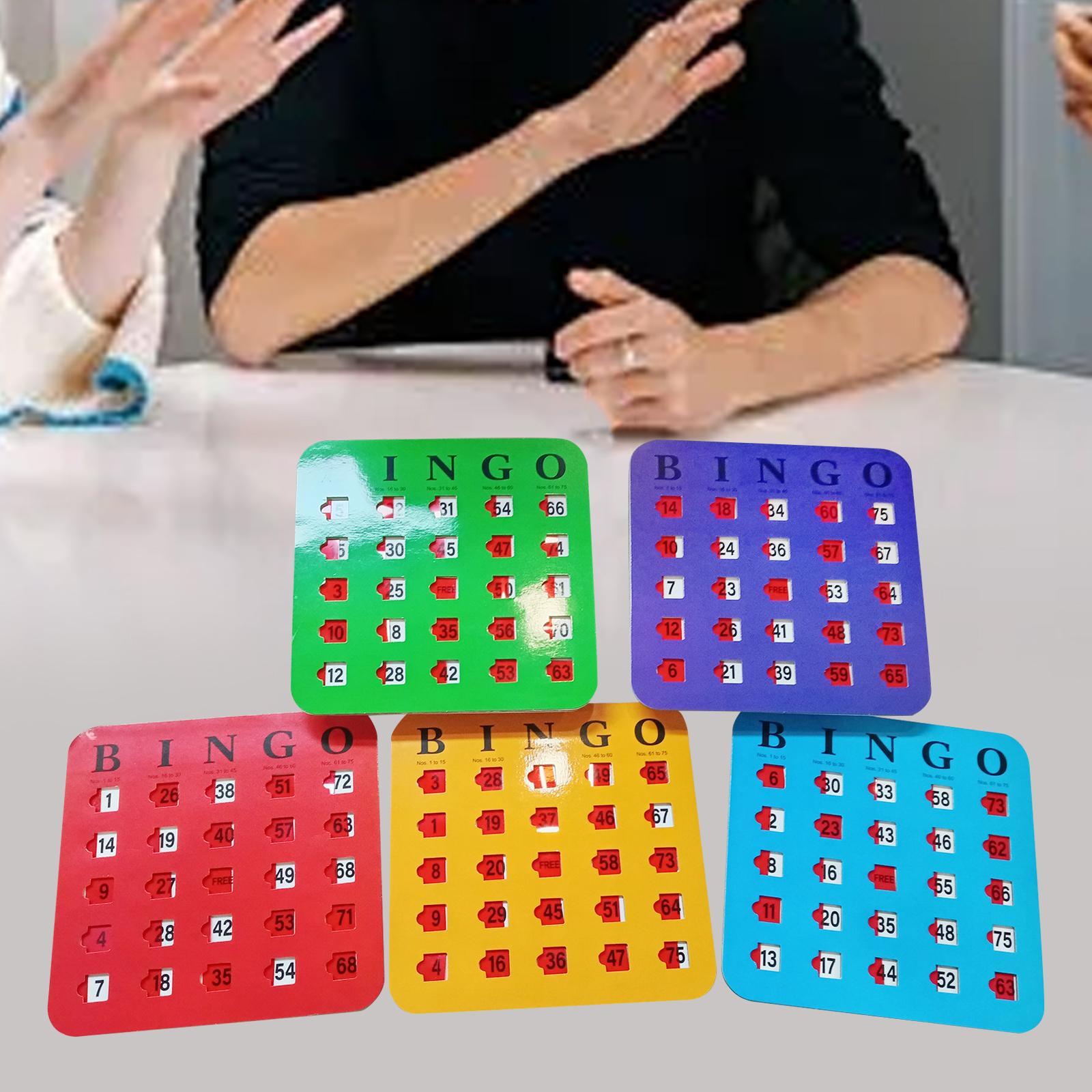 5 Parça Büyük Baskı Bingo Kart - Party Games For Large Groups incelemesi ve fiyatı